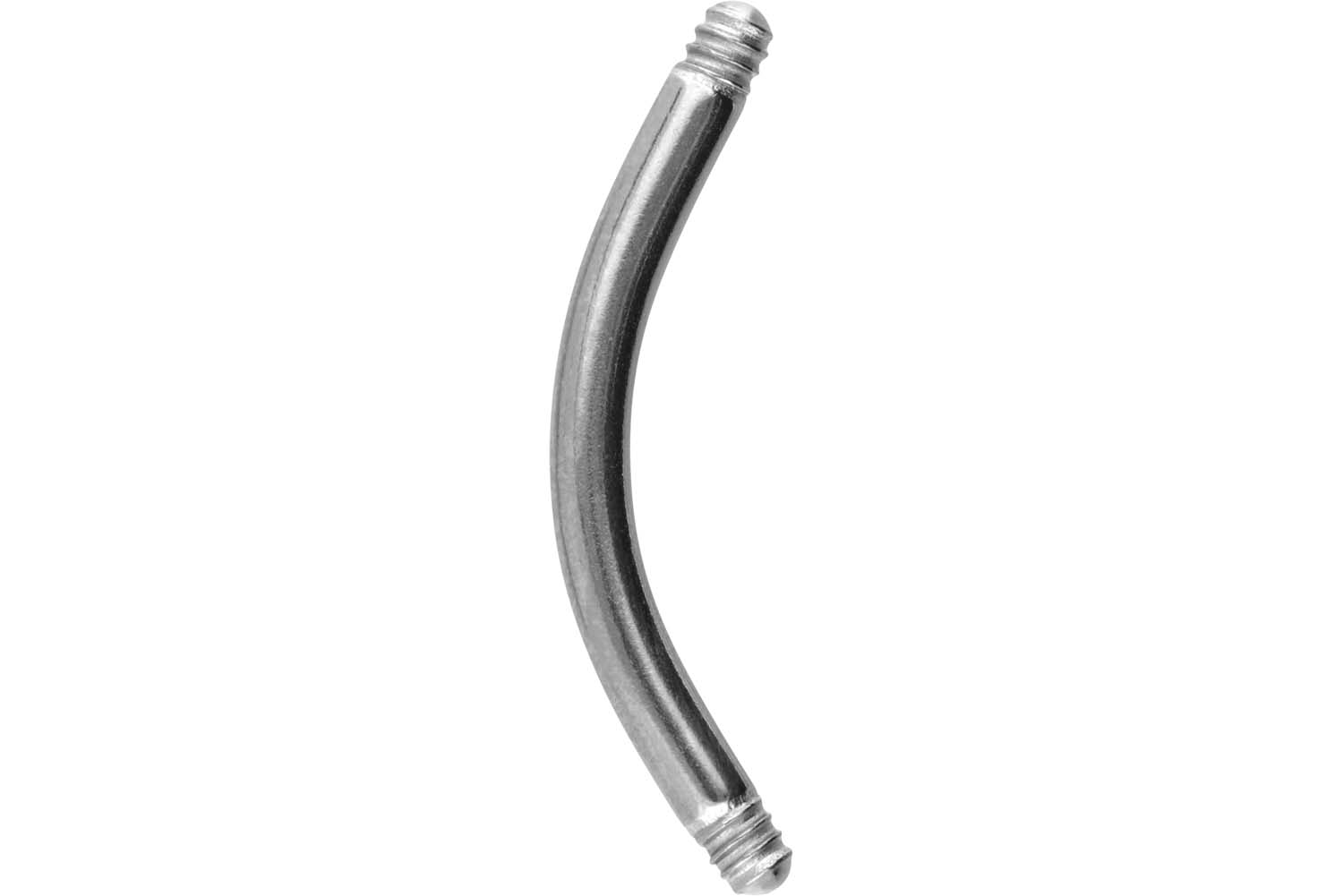 Chirurgenstahl Piercing Banane ohne Kugeln